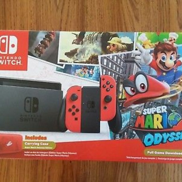 Nintendo switch mario edition rare - Picture 1 of 2